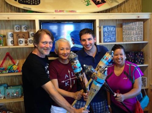 Our first visitors from Germany and Arkansas