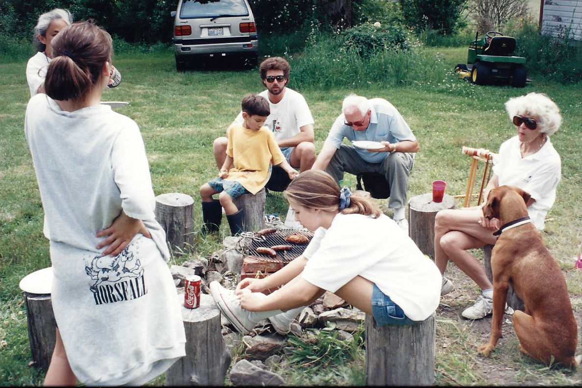 Horsfalls around the campfire