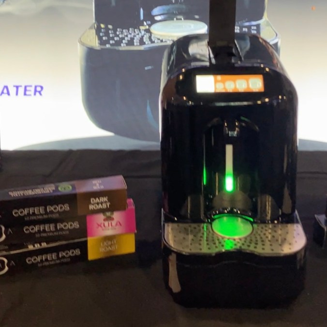 The Kara Pod by Kara Water on display at the Consumer Electronics Show in Las Vegas